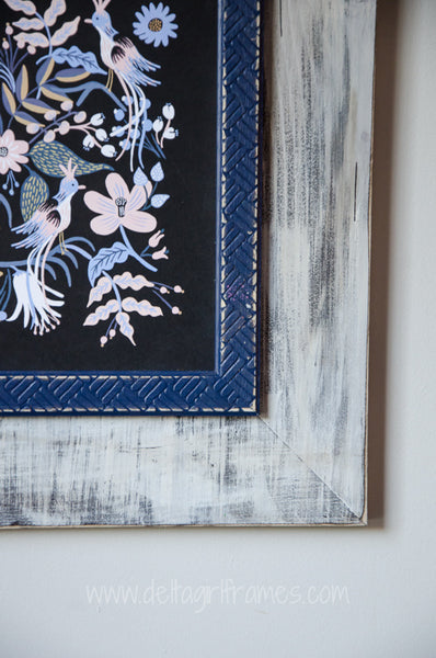 Delta Girl Graywash & Navy Frame