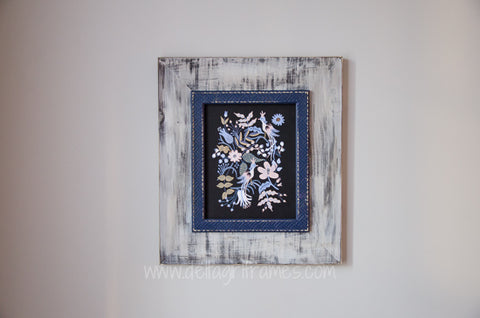 Delta Girl Graywash & Navy Frame