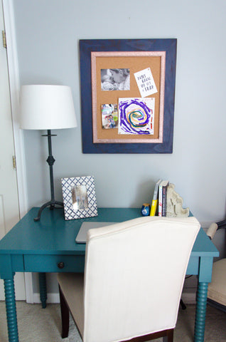 Newburyport Blue Corkboard Set