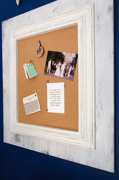 Classic Dover White Wash Corkboard