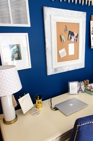 Classic Dover White Wash Corkboard