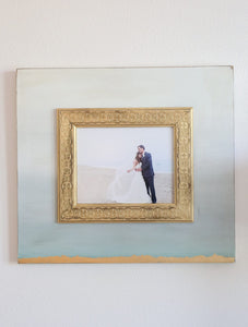 Mount Saint Anne Gold Leaf Ombre Frame