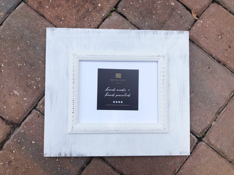 Classic White Wash Frame