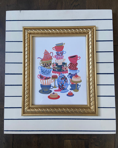 Navy + Alice Pinstripe - Ships Immediately!