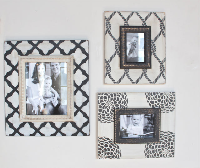 3-Piece Black and White Frame Trio