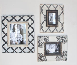3-Piece Black and White Frame Trio