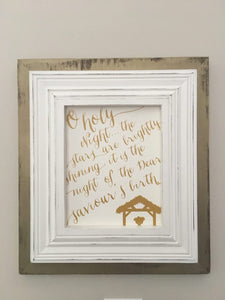 Chic Gold Wash Frame