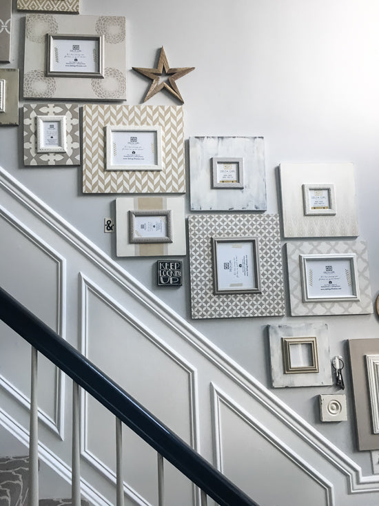 Neutral Stairwell Frames (16-Piece)