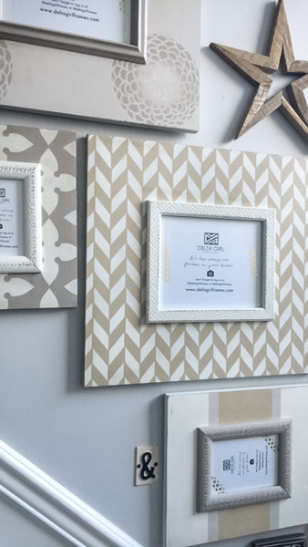 Neutral Stairwell Frames (16-Piece)