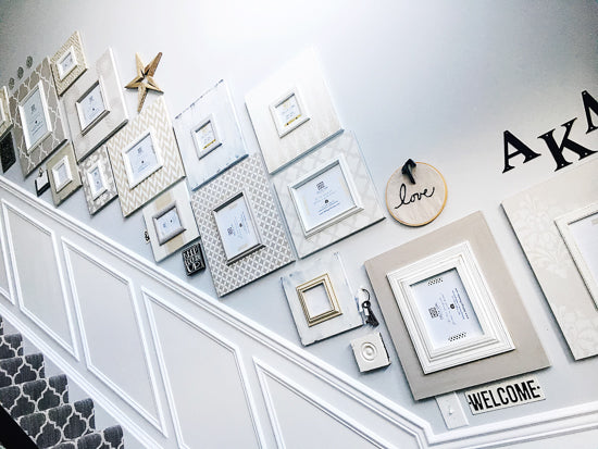 Neutral Stairwell Frames (16-Piece)