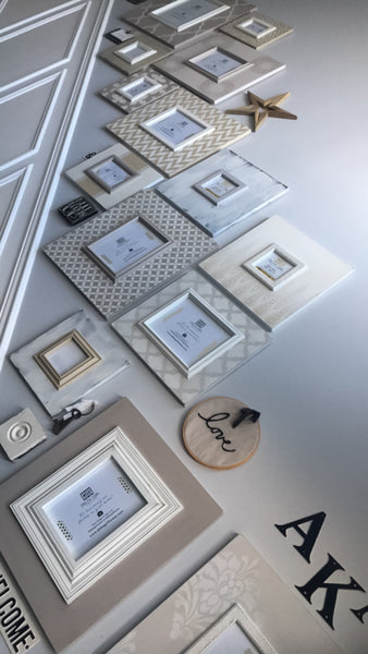 Neutral Stairwell Frames (16-Piece)
