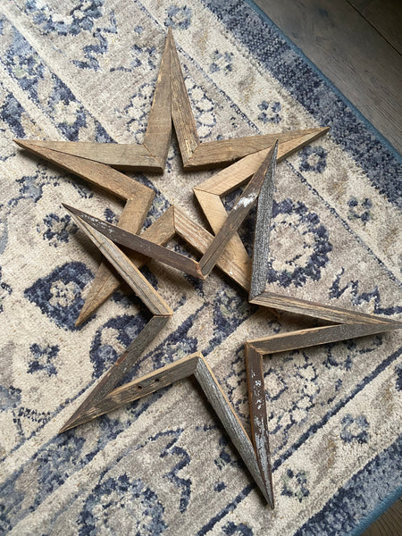 Vintage barn wood stars