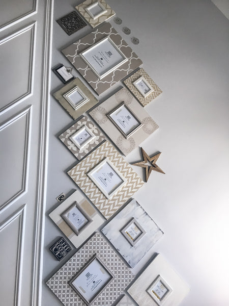 Neutral Stairwell Frames (16-Piece)