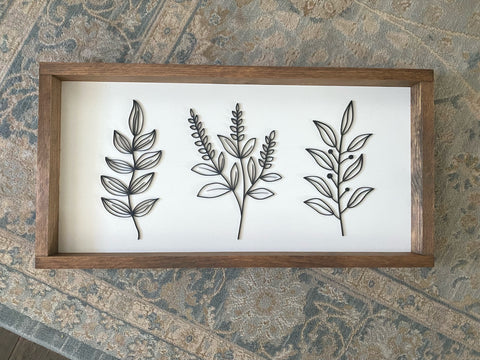 Marketplace Fern wood sign